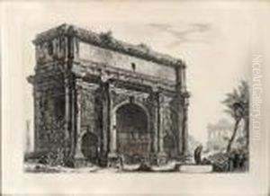 Arc De Septime Severe. by Giovanni Battista Piranesi