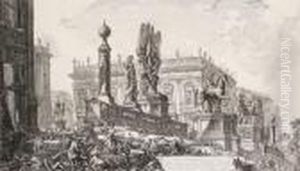 Veduta Del Campidoglio Di Fianco