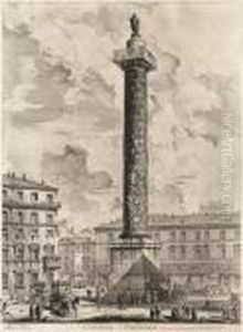 Colonna Antonina, From Vedute Di Roma by Giovanni Battista Piranesi