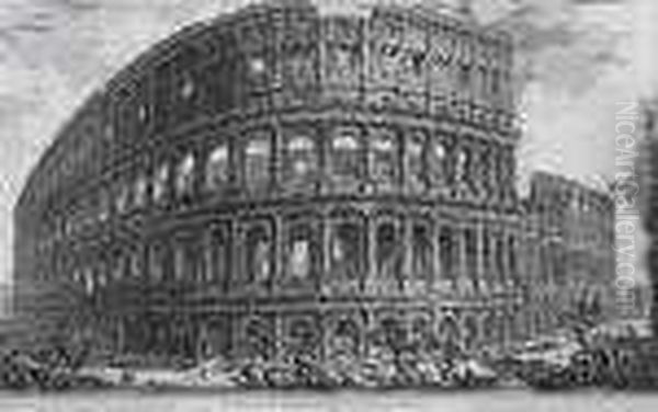 Veduta Dell' Anfiteatro Flavio Detto Il Colosseo - view 1