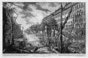 Veduta Del Porto Di Ripa Grande by Giovanni Battista Piranesi