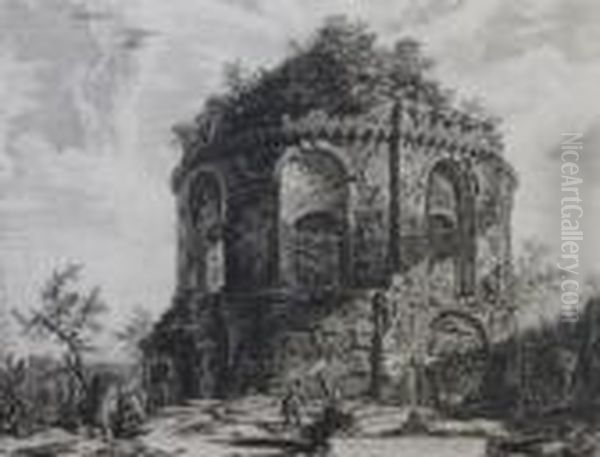 Veduta Del Tempio, Detto Della Tosse - view 1