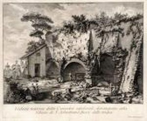 Veduta Interna Della Camera... by Giovanni Battista Piranesi