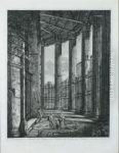 "interno De La Pronao Del Templo Di Roma"
