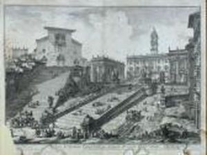 "veduta Del Romano Campidoglio" by Giovanni Battista Piranesi
