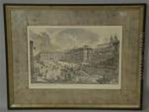 Veduta Di Piazza Di Spagna by Giovanni Battista Piranesi