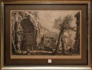Veduta Dell' Arco Di Tito by Giovanni Battista Piranesi