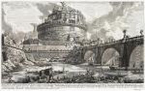 Four Etchings Of Bridges In Rome by Giovanni Battista Piranesi