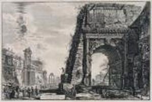 Veduta Dell Arco Di Tito by Giovanni Battista Piranesi
