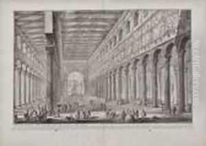 Spaccato Interno Della Basilica Di San Paolo Fuori Delle Mura