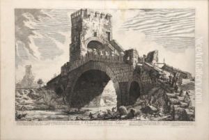 Ponte Salario by Giovanni Battista Piranesi