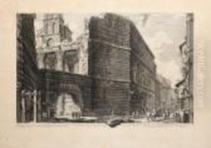 Veduta Degli Avanzi Del Foro Di Nerva by Giovanni Battista Piranesi