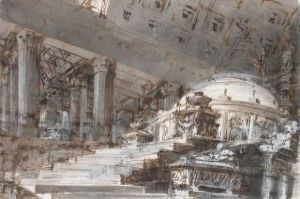 Tempieto Sous La Voute D'un Grand Temple by Giovanni Battista Piranesi