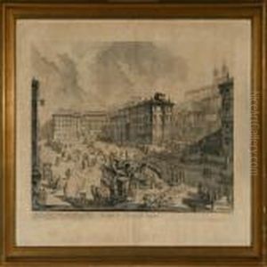 Vedutta Di Piazza Di Spagna by Giovanni Battista Piranesi