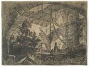 A Vast Gallery With Arches.