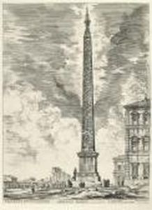 Obelisco Egizio. by Giovanni Battista Piranesi