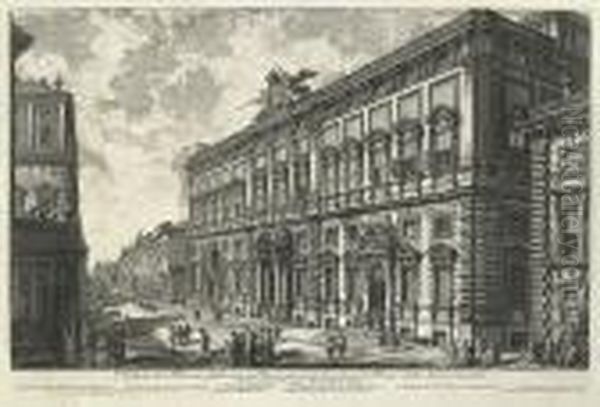 Veduta Del Palazzo Fabbricato Sul Quirinale. - view 1