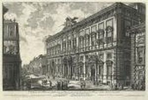 Veduta Del Palazzo Fabbricato Sul Quirinale. Veduta Del Palazzo Fabbricato Sul Quirinale.