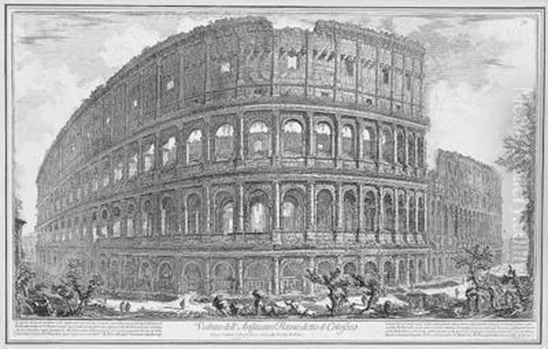 Veduta Dell'anfiteatro Detto Il Colosseo - view 1