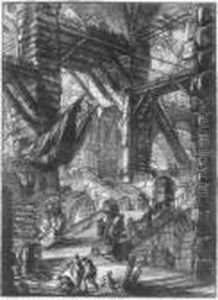 Treppe Mit Trophaen by Giovanni Battista Piranesi