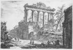 Vedute Del Tempio Detto Della Concordia by Giovanni Battista Piranesi