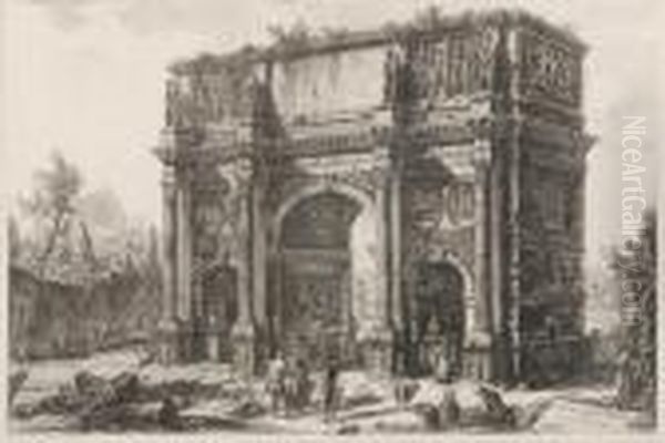 Veduta Dell'arco Di Constantino - view 1