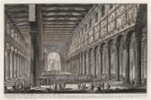 Spaccato Interno Della Basilica Di San Paolo Fuori Delle Mura - view 1