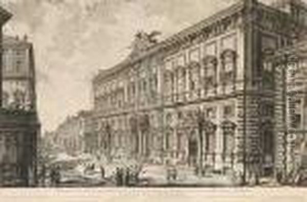 Veduta Del Palazzo Fabbricato Sul Quirinale... - view 1
