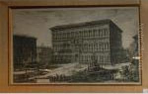 Veduta Del Palazzo Farnese by Giovanni Battista Piranesi