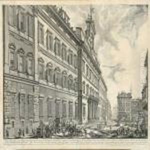 Veduta Della Gran Curia Innocenziana... by Giovanni Battista Piranesi