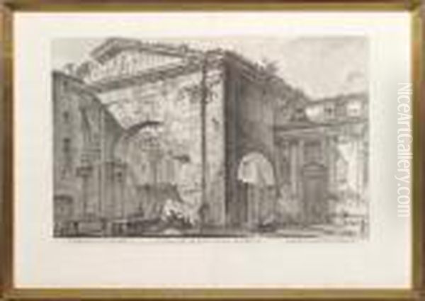 Veduta Dell'atrio Del Portico Di Ottavia - view 1