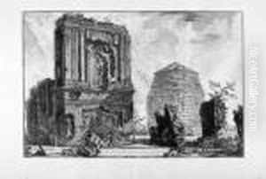 Veduta Del Sepolcro Di Pisone Liciniano Su L'antica Via Appia. by Giovanni Battista Piranesi