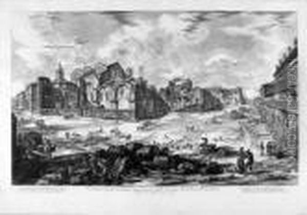 Veduta Degli Avanzi Superiori Delle Terme Di Diocleziano. - view 1