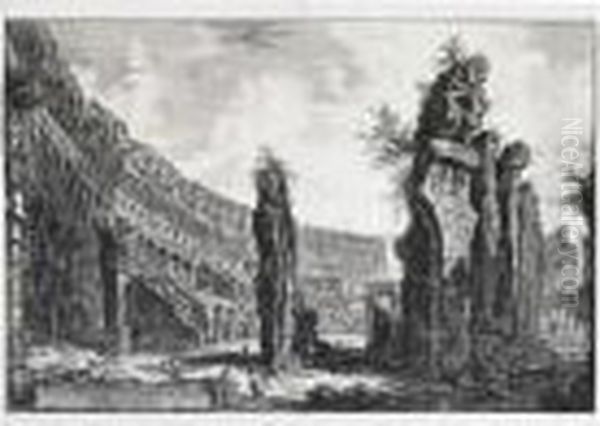 Veduta Dell'interno Dell'anfiteatro Flavio Detto Il Colosseo. - view 1