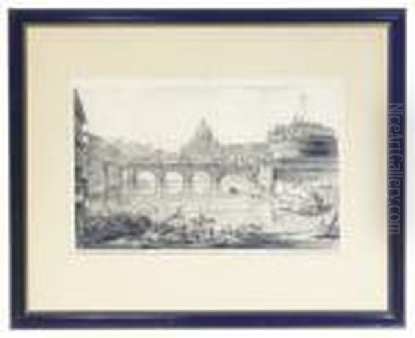 [vedute Di Roma]: Three Plates - view 1