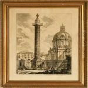 Three Italian Prospects by Giovanni Battista Piranesi
