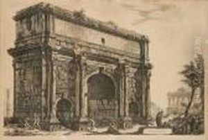 The Settima Severa Arch by Giovanni Battista Piranesi