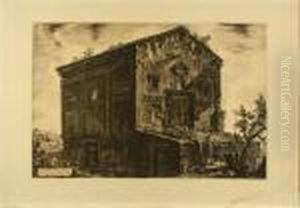 Veduta Del Tempio Delle Camene by Giovanni Battista Piranesi
