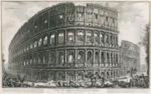 Veduta Dell""""anfiteatro Flavio Detto Il Colosseo by Giovanni Battista Piranesi