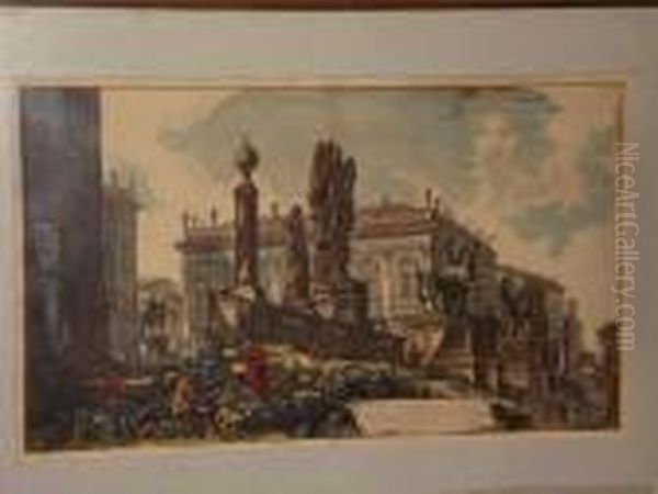 'veduta Del Campidoglio Di Fianco',rome - view 1