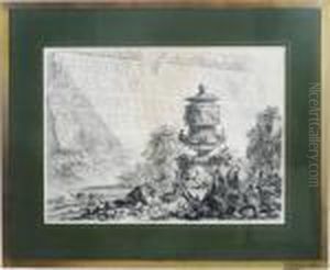 Veduta Dell'arco Di Tito; And Two Companion Prints by Giovanni Battista Piranesi