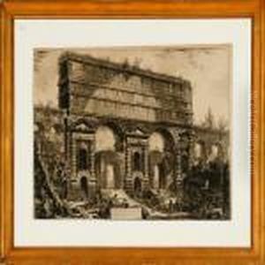 Veduta Del Monumento Eretto Dall' Imperador Tito Vespasiano by Giovanni Battista Piranesi