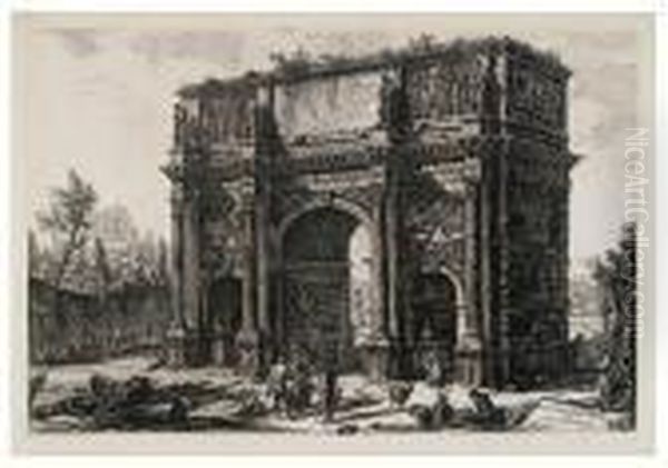 Veduta Dell'arco Di Constantino - view 1