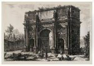 Veduta Dell'arco Di Constantino Veduta Dell'arco Di Constantino