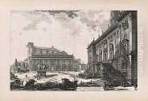 Veduta Della Piazza Del Campidoglio by Giovanni Battista Piranesi