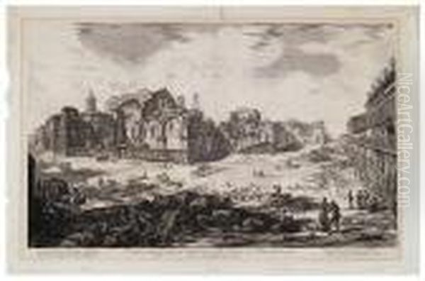 Veduta Degli Avanzi Superiori Delle Terme Didiocleziano - view 1