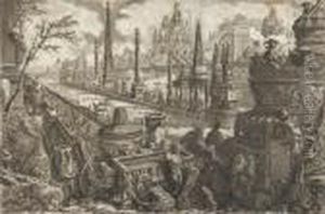 Mars-circus Sowie Weitere Monumente An Dervia Appia by Giovanni Battista Piranesi