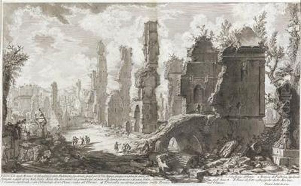 Uberreste Von Grabgebauden Entlang Der Viaappia Antica - view 1