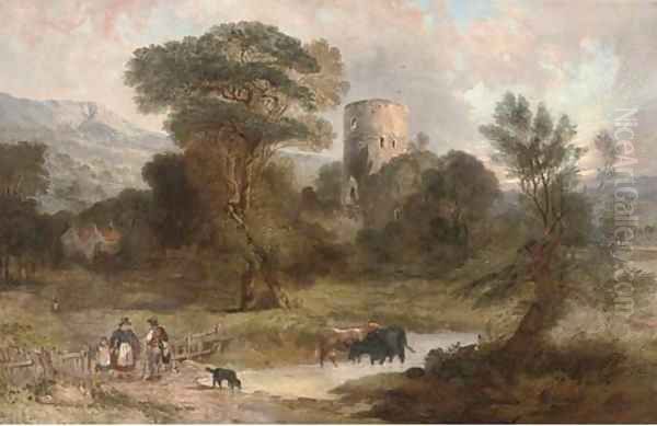 Tretower, Breconshire - view 1
