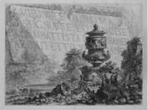 Title Page; S. Lorenza Fuori Le
Mura; And The Palazzo Dell'accademia Di Francia (h. 1, 12, 24) by Giovanni Battista Piranesi